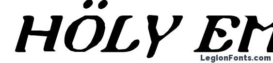 Шрифт Holy Empire Italic