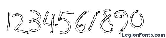 HolySmokes Regular Font, Number Fonts