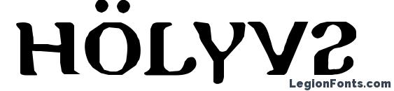 Holyv2 font, free Holyv2 font, preview Holyv2 font