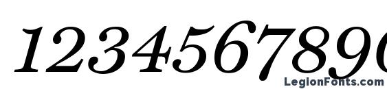 Home Italic Font, Number Fonts