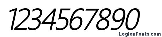 Homizio Nova Italic Font, Number Fonts