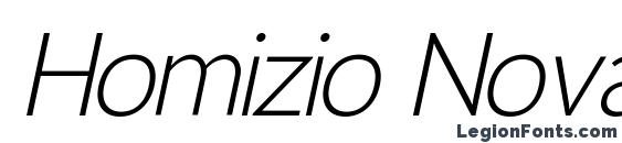 Homizio Nova Light Italic font, free Homizio Nova Light Italic font, preview Homizio Nova Light Italic font
