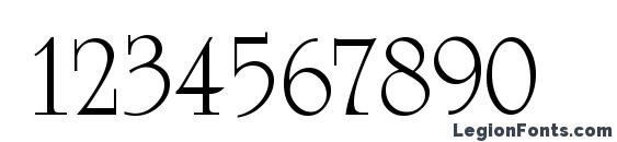 Honeymoon Regular Font, Number Fonts