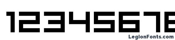 Hooge 0553 LeS version Font, Number Fonts
