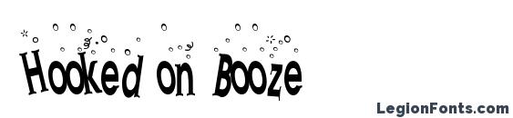 шрифт Hooked on Booze, бесплатный шрифт Hooked on Booze, предварительный просмотр шрифта Hooked on Booze