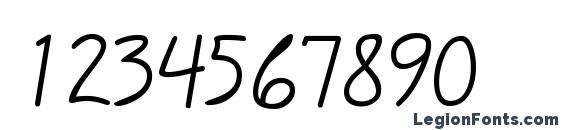 Hopalong Normal Font, Number Fonts