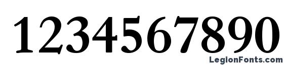 Horley OS MT Bold Font, Number Fonts