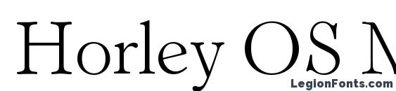 Horley OS MT Light Font