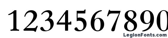 Horley OS MT Semibold Font, Number Fonts