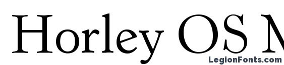 Шрифт Horley OS MT