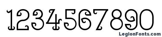 Horns of Dilemma Font, Number Fonts