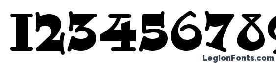 Hornswoggled Font, Number Fonts
