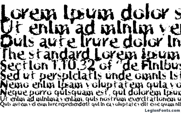 specimens Horrendous font, sample Horrendous font, an example of writing Horrendous font, review Horrendous font, preview Horrendous font, Horrendous font