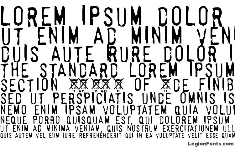 specimens Horrorshow font, sample Horrorshow font, an example of writing Horrorshow font, review Horrorshow font, preview Horrorshow font, Horrorshow font