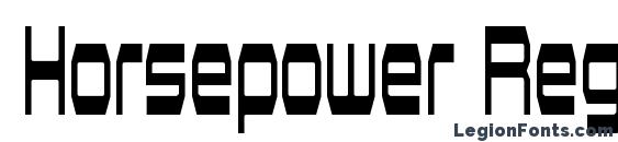 Horsepower Regular Font