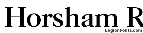 шрифт Horsham Regular, бесплатный шрифт Horsham Regular, предварительный просмотр шрифта Horsham Regular