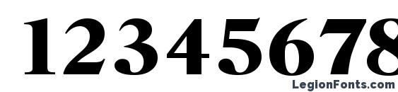 HorshamSerial Bold Font, Number Fonts