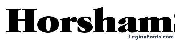 HorshamSerial Heavy Regular font, free HorshamSerial Heavy Regular font, preview HorshamSerial Heavy Regular font