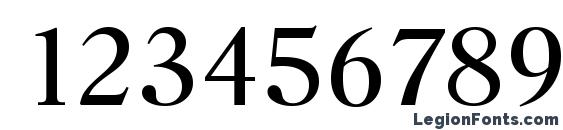 HorshamSerial Light Regular Font, Number Fonts