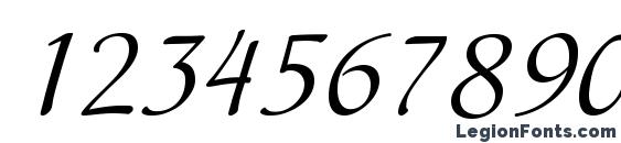Hortensiac Font, Number Fonts