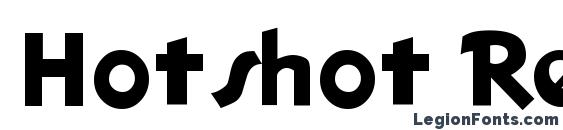 Hotshot Regular font, free Hotshot Regular font, preview Hotshot Regular font