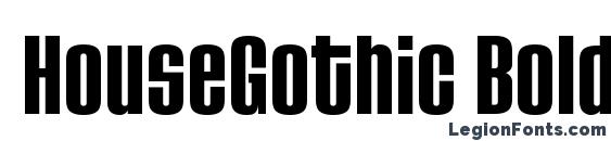 HouseGothic BoldThree Font