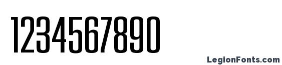 HouseGothic LightAltCaps Font, Number Fonts