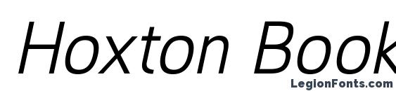 Hoxton BookItalic Font