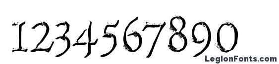 Hultog engraved Font, Number Fonts