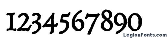 Hultog Font, Number Fonts