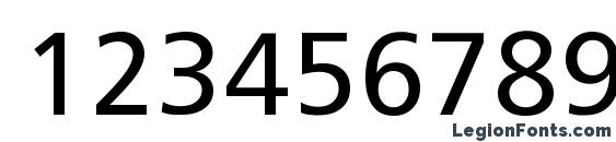 Humana 777 Font, Number Fonts