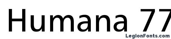 шрифт Humana 777, бесплатный шрифт Humana 777, предварительный просмотр шрифта Humana 777