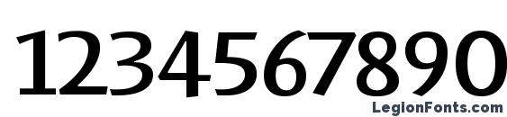 Humana Sans ITC Medium Font, Number Fonts