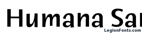 Шрифт Humana Sans ITC Medium