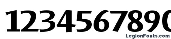 Humana Sans ITC TT Bold Font, Number Fonts