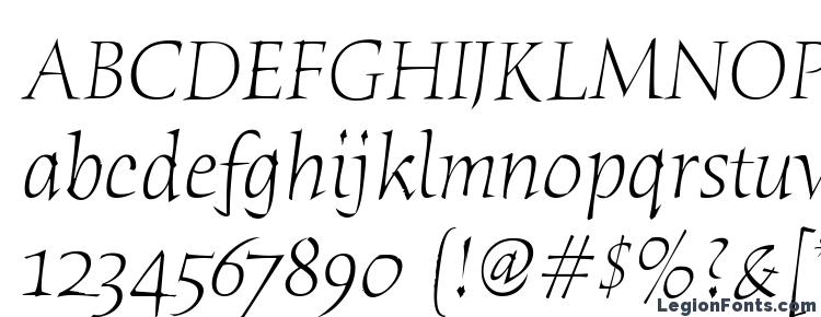 глифы шрифта Humana Serif ITC TT LightItalic, символы шрифта Humana Serif ITC TT LightItalic, символьная карта шрифта Humana Serif ITC TT LightItalic, предварительный просмотр шрифта Humana Serif ITC TT LightItalic, алфавит шрифта Humana Serif ITC TT LightItalic, шрифт Humana Serif ITC TT LightItalic