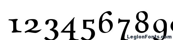 Humana SmallCaps Font, Number Fonts