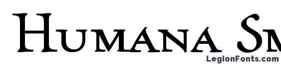 Humana SmallCaps Font