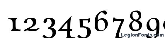 Humana Font, Number Fonts