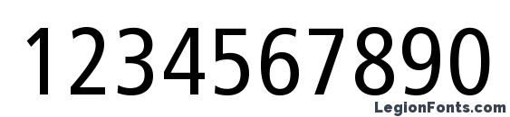 Humanist 777 Condensed BT Font, Number Fonts
