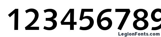 Humanist531cbt bold Font, Number Fonts