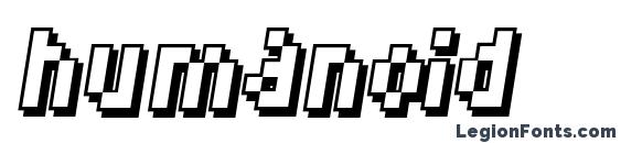 Humanoid Font