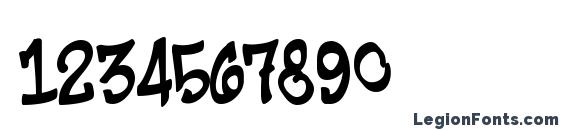 Humbucker Font, Number Fonts