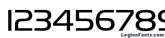 Huntington Light Regular Font, Number Fonts