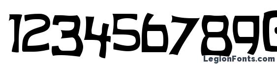 HurryUp Regular Font, Number Fonts