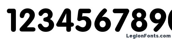 HutRounded Bold Font, Number Fonts