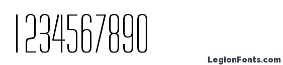 Huxlee Vertical Font, Number Fonts