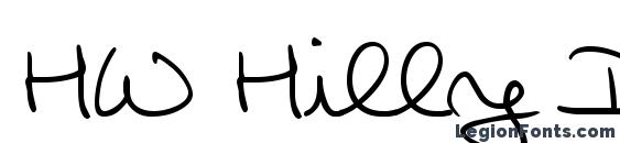 шрифт HW Hilly DB, бесплатный шрифт HW Hilly DB, предварительный просмотр шрифта HW Hilly DB
