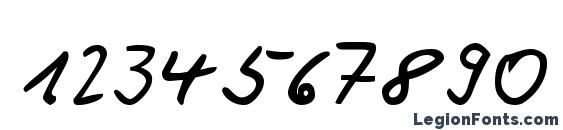 HW Vincent DB Font, Number Fonts