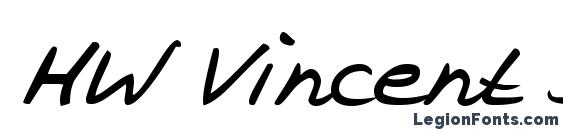 HW Vincent DB font, free HW Vincent DB font, preview HW Vincent DB font
